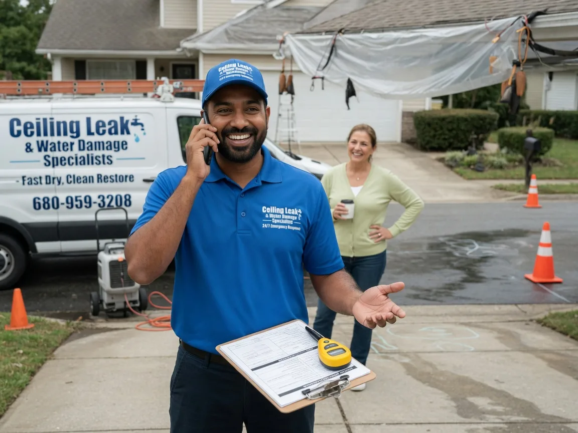 Ceiling Leak Cleanup Wideman, AR FAQs
